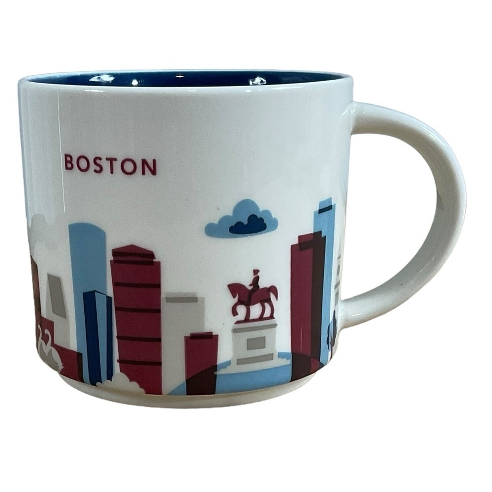 Starbucks Boston YAH You Are Here Collection Mug 14 oz 2013
